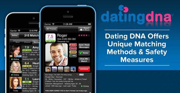 Dating DNA – L’application de rencontres iPhone gratuite d’origine – Offre des méthodes de correspondance et des mesures de sécurité uniques