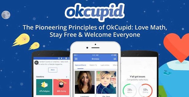 De baanbrekende bedrijfsprincipes van OkCupid: hou van wiskunde, blijf voor altijd gratis en verwelkom iedereen