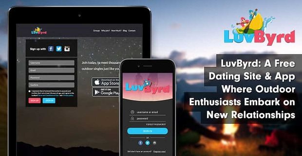 LuvByrd: een gratis datingsite en app waar buitenliefhebbers nieuwe relaties aangaan