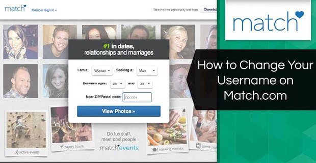 Come cambiare il tuo nome utente su Match.com