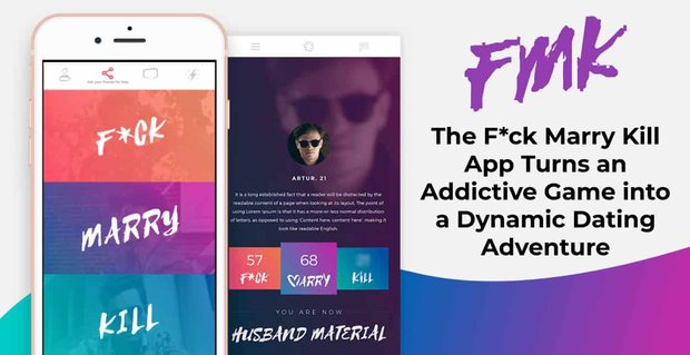 De F*ck Marry Kill-app verandert een verslavend spel in een dynamisch datingavontuur